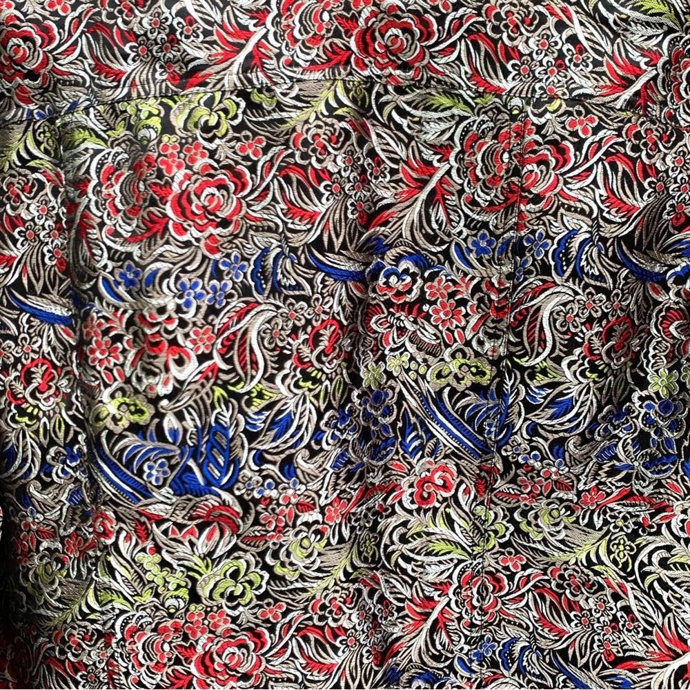 Chicos Floral Paisley Silk Blend Blazer Womens Sz… - image 8